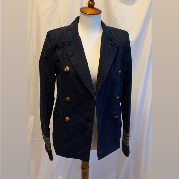 RL Denim & Supply nautical Navy Blazer S/P - Picture 5 of 5